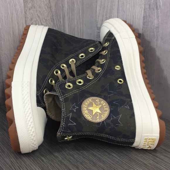 Converse CTAS LIFT RIPPLE HI khaki/sandy/egret - Picture 5 of 8
